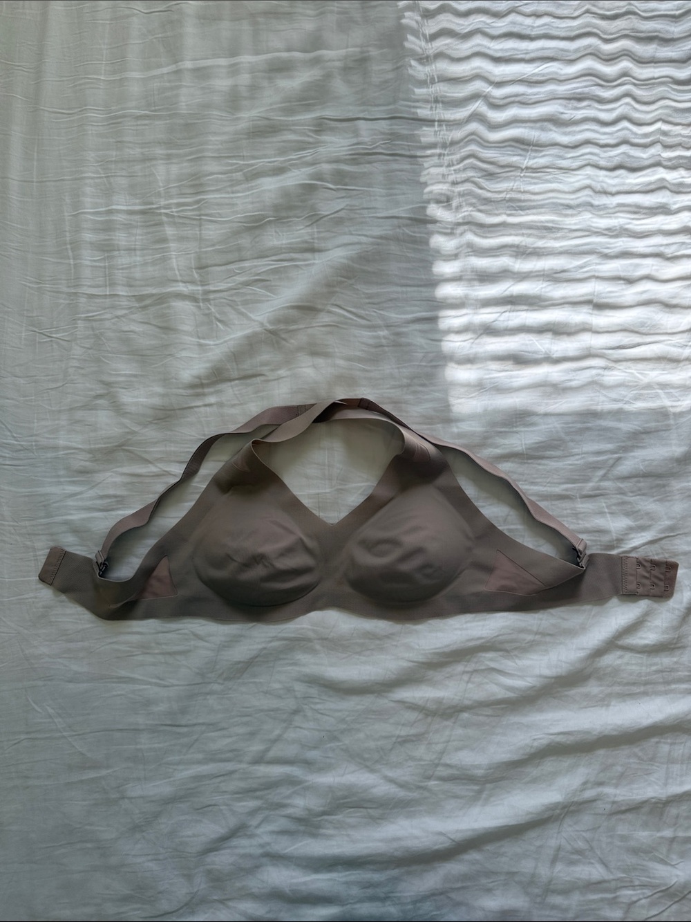 Hanes Taupe Seamless Wireless Bra